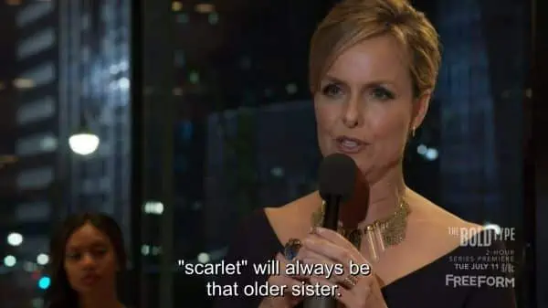 Melora Hardin as Jacqueline in The Bold Type.