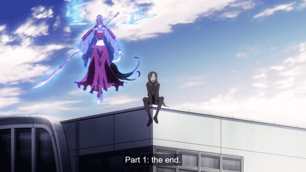 Magane saying "Part 1: The End"