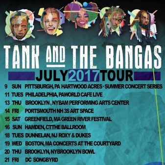 July Tour Poster for Tank and The Bangas