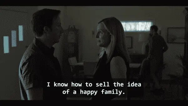 Sam (Kevin L. Johnson) and Wendy (Laura Linney) in Ozark