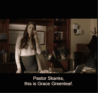 Greenleaf: Season 2/ Episode 11 "Changing Seasons" - Grace calling Pastor Skanks