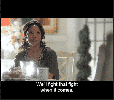 Greenleaf: Season 2/ Episode 11 - Lady Mae noting she is aware of Rochelle and will face that battle when it comes.