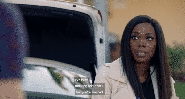 Insecure: Season 2/ Episode 5 "Hella Shook" - Molly noting she has been thinking about Dro, but he is married.