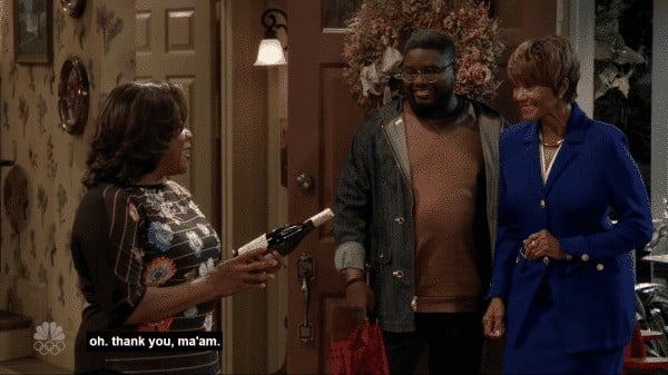 Guest Star Margaret Avery playing Janet on The Carmichael Show.