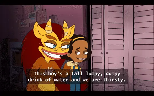 The Hormone Monstress and Missy talking about how Andrew is a tall drink of water and they're thirsty.