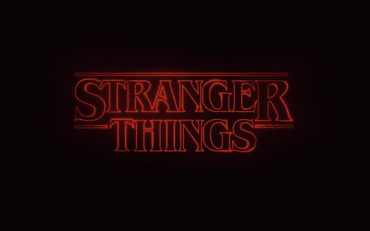 Stranger things title card
