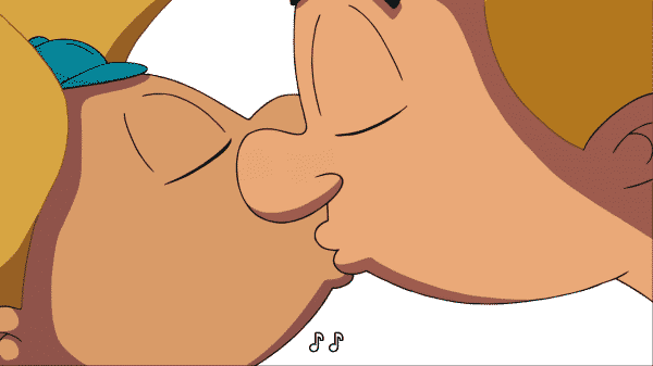 Hey Arnold The Jungle Movie - Arnold and Helga kissing