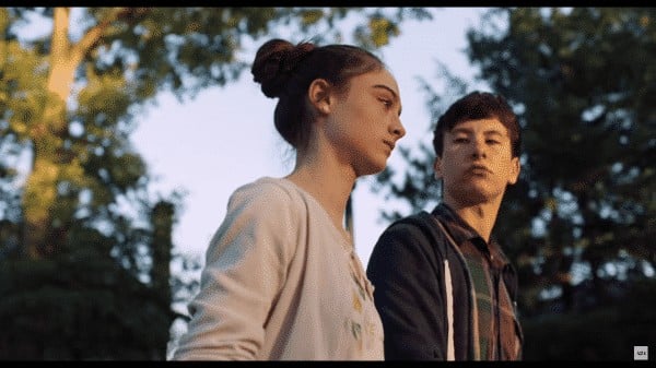 The Killing of a Sacred Deer - Raffey Cassidy and Barry Keoghan
