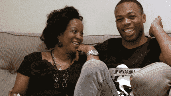 Behind the Curtain Todrick Hall - Todrick and his mother Brenda