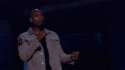 Dave Chappelle: Equanimity - Joking about when he was pretending to call his mom so he could stay for some stove top stuffing.