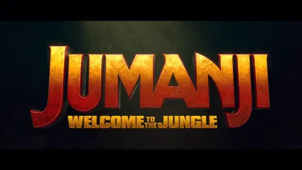 Jumanji Welcome To The Jungle - Title Card