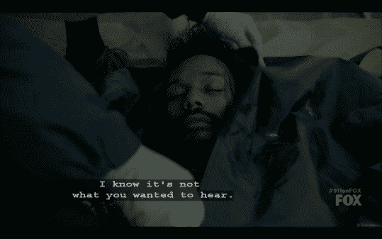 Dale in a body bag.