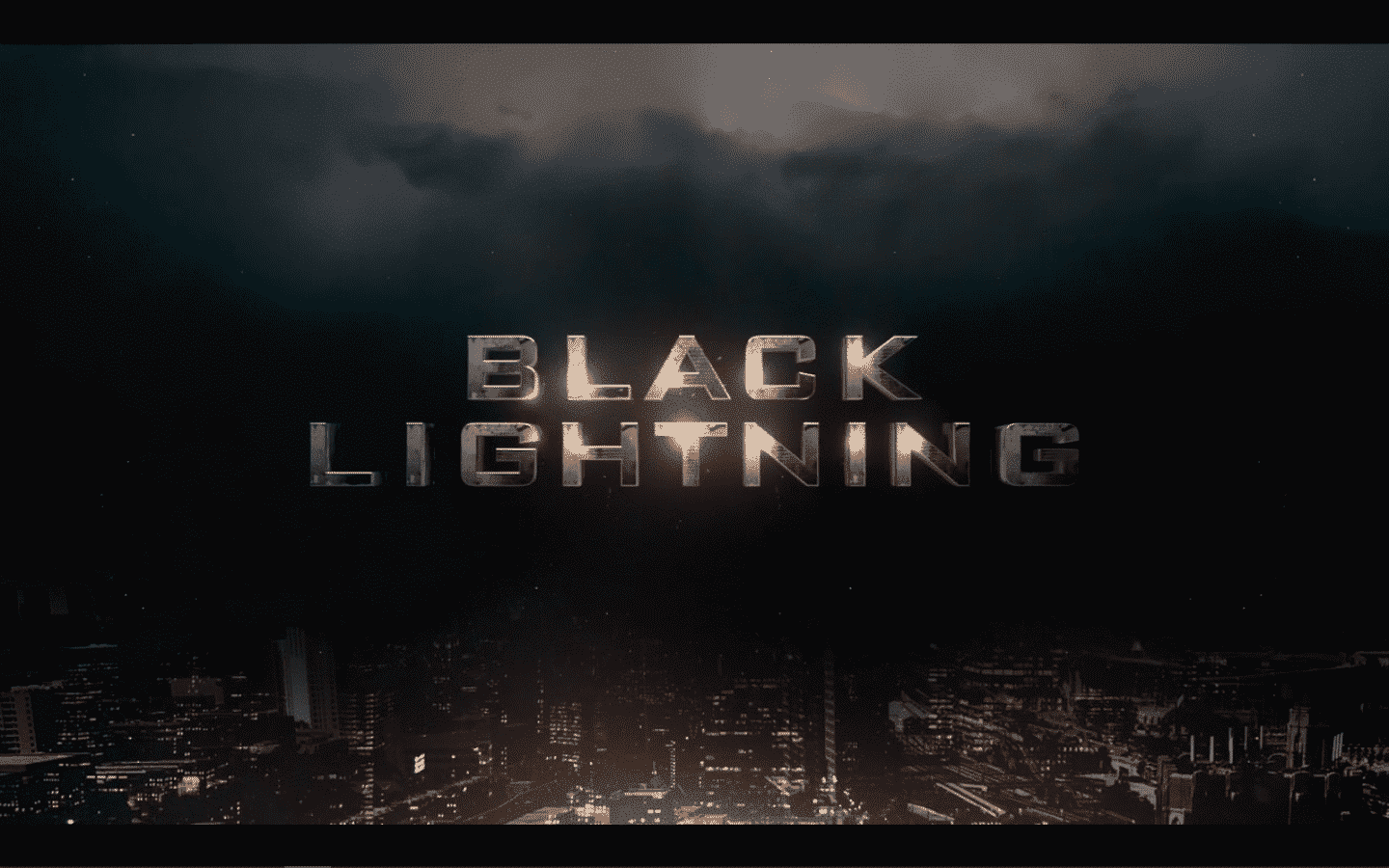 The title card for Black Lightning