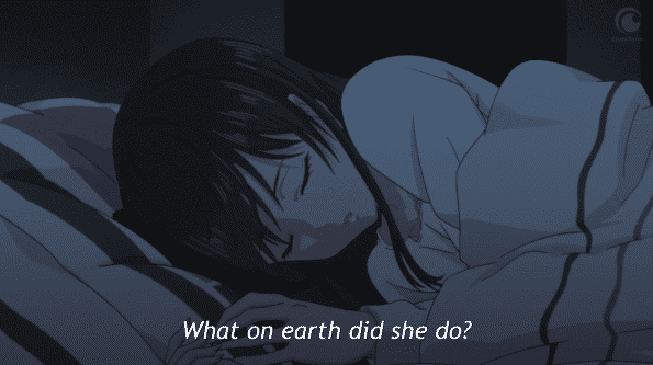 As Mei sleeps, Yuzu wonders what did she do with Himeko?