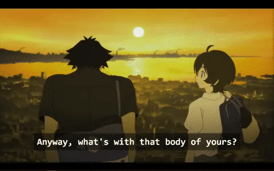 Devilman Crybaby - Miki asking Akira about the changes to his body