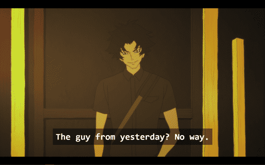 Devilman Crybaby - Akira meeting the guys from the docks in his new form.