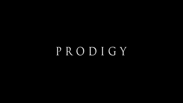 The title card for the movie Prodigy.