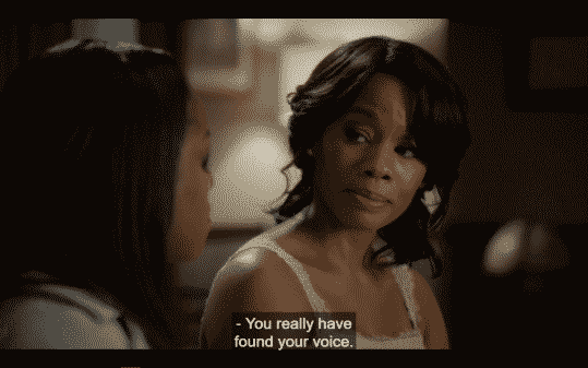 Eva saying that Sydney has really found her voice.