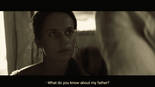 Lara asking of Mathias what does he know about her father?