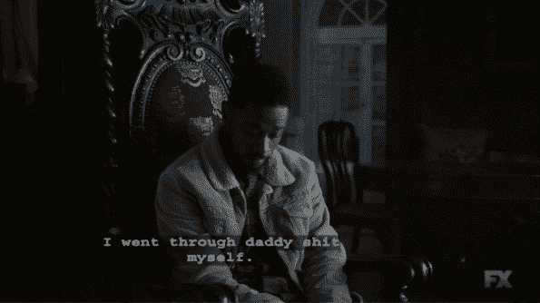 Darius talking about his daddy issues.