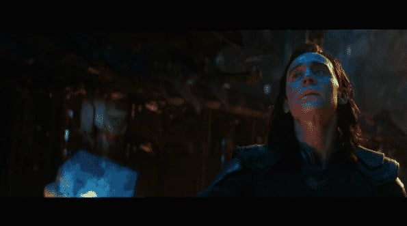 Loki giving Thanos one of the Infinity Stones for Thor's life.