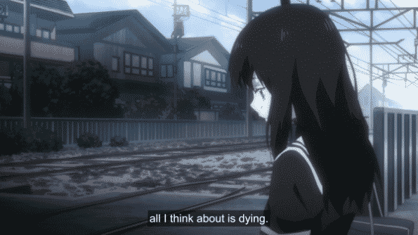 Aya talking about how she contemplates suicide.