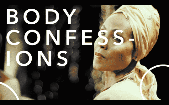 Title card for Red Table Talk's "Body Confessions" episode.