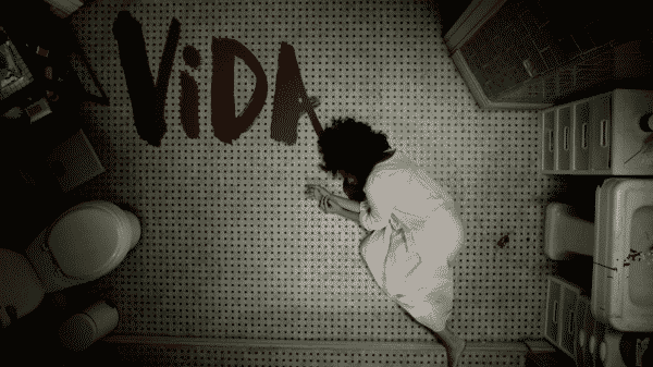 Title card of Vida, featuring Vidalia dying.