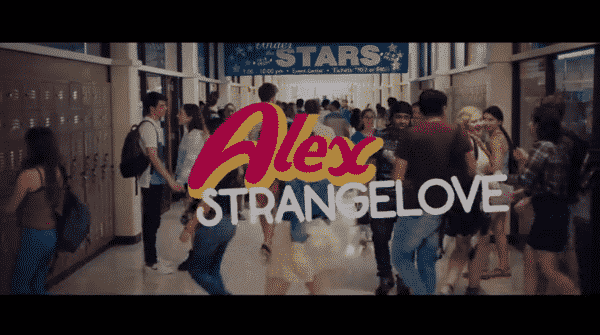 Title card for Alex Strangelove.