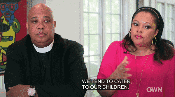 Justine noting the issue having kids can cause in a relationship.