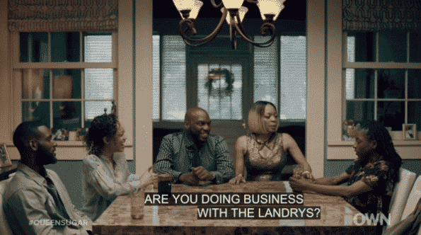 Nova confronting Charley about being in business with the Landrys.