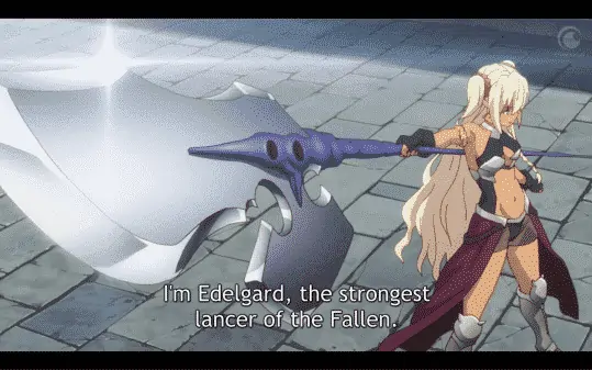 Edelgard introducing herself to Diablo.