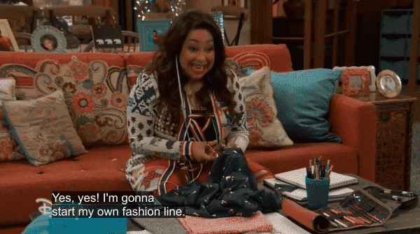 Raven excitedly talking about starting her fashion line, Ravenous.
