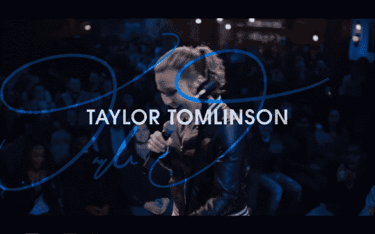 Taylor Tomlinson's title card for The Comedy Lineup - Part 1