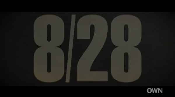 Title card for August 28 A Day in the Life of a People featuring the date "8/28"