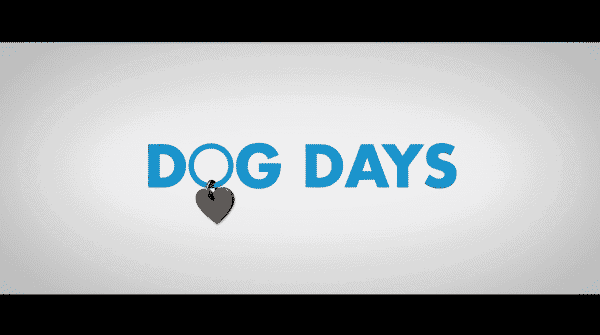 Title card for Dog Days.