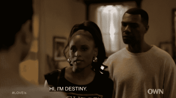 Tiffany Black as Destiny.