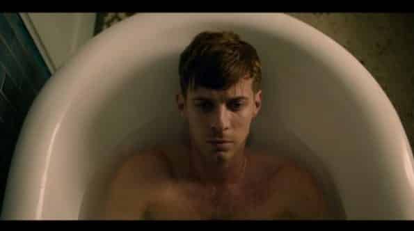 Arthur in a bathtub.