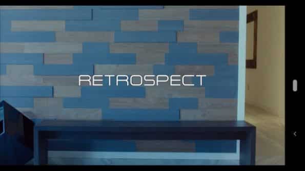 Title card for Retrospect.