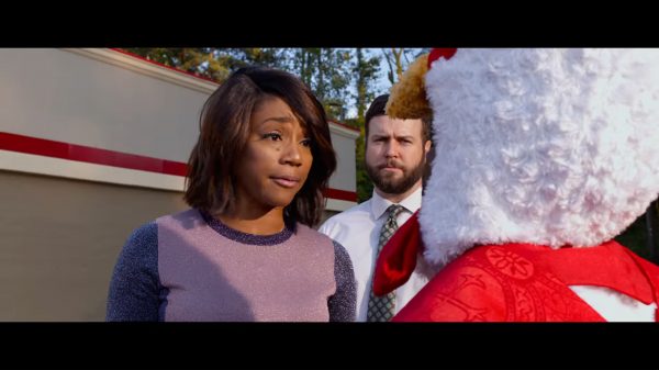 Tiffany Haddish as Carrie, berating Teddy for trying to miss the GED test.