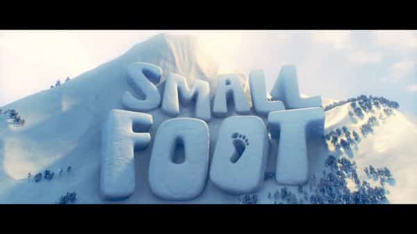 Title card for Smallfoot movie.
