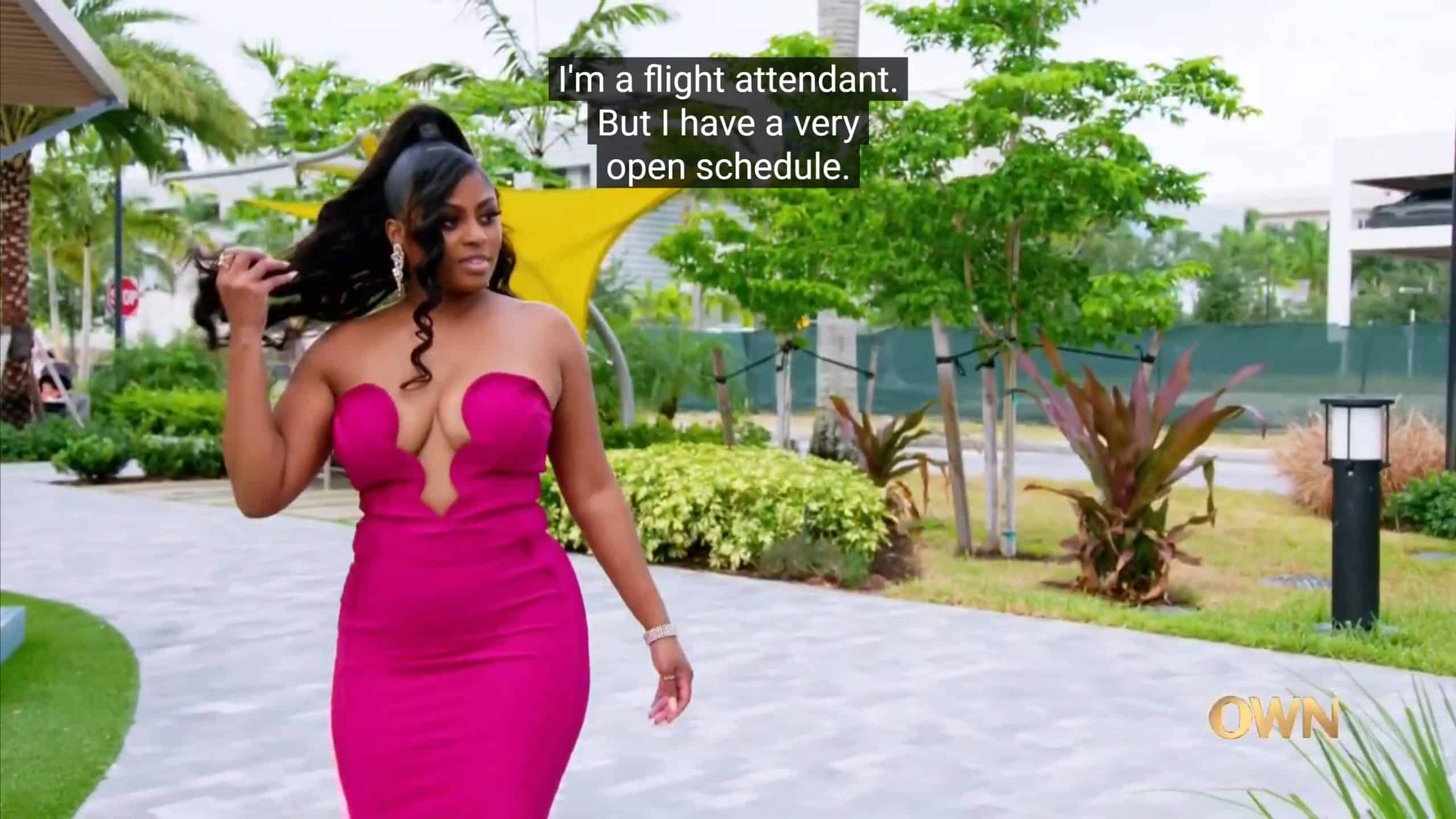 Brandi arriving for the mixer