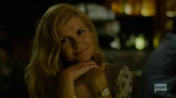 Debra (Connie Britton) on a date.