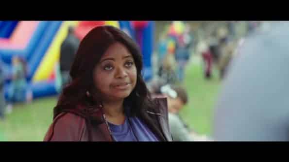 Karen (Octavia Spencer) talking to Pete and Ellie.