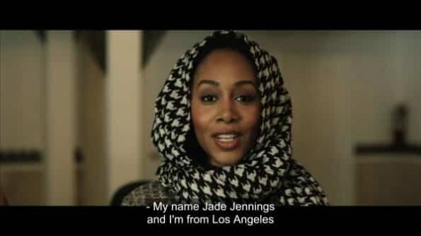 Jade (Simone Missick) stating her name and where she is from.
