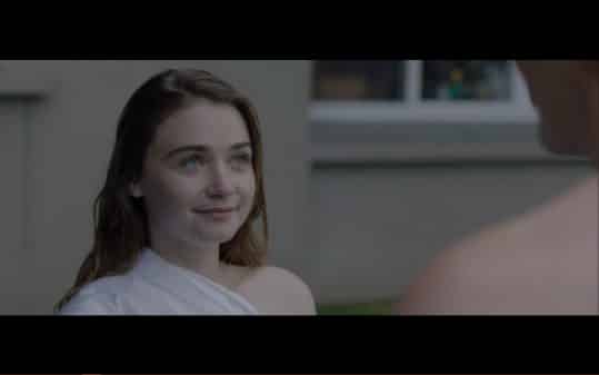 Blake (Jessica Barden) smiling at Jacob.