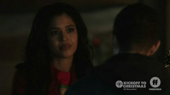 Jillian (Kali Hawk) in conversation.