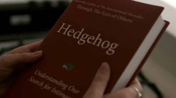 Joan's book named Hedgehog.