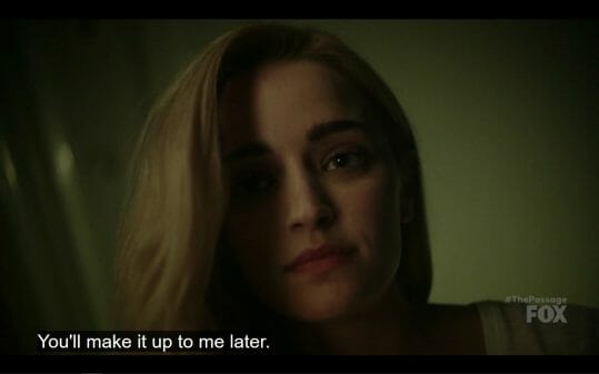 Shauna (Brianne Howey) talking to Richard during a hallucination.