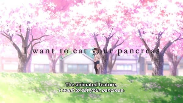 I Want to Eat Your Pancreas - Alternate Title Card